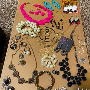 Large lot of costume jewelry